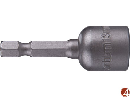 Klíč nástrčný magnetický 1/4" stopka, 13x48mm, CrV