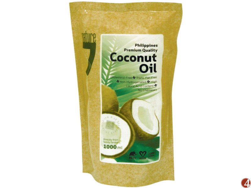 Kokosový olej 1000ml, sáček 1 litr