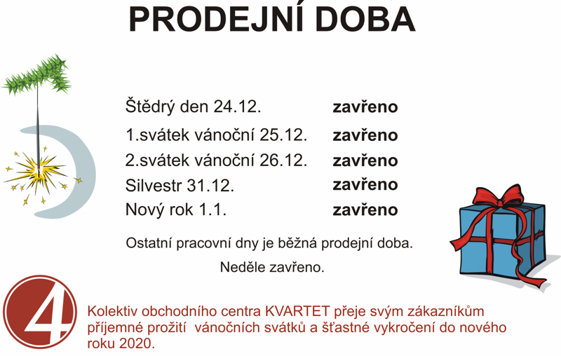 vanocni prodejni doba