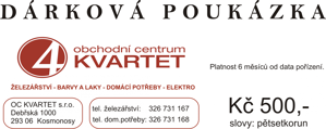 Dárkové poukázky
