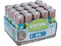 Baterie alkalické, 20ks, 1,5V AA (LR6)