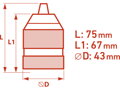 Hlava rychloupínací sklíčidlová, 1,5-13mm