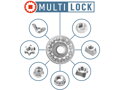 Hlavice nástrčné prodloužené, MULTI-LOCK, sada 11ks, 1/4"(4-13mm), CrV