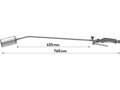 Hořák nahřívací na PROPAN-BUTAN, průměr 60mm, délka 760mm