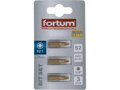 Hrot křížový pozidriv, sada 3ks, PZ 1x25mm,titan. úprava, S2