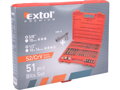 Hroty IMBUS-TORX-XZN, sada 51ks, pro ráčny 3/8