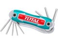 Klíče TORX, sada 8 ks, CrV