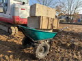 Kolečko dvoukolák s převodovkou aku, 260kg, 100l, 40V Li-ion, 6000mAh