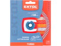 Kotouč diamantový řezný, turbo - suché i mokré řezání, O 125x22,2x2mm