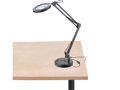 Lampa stolní s lupou, USB napájení, 1300lm, 3 barvy světla, 5x zvětšení