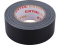 Páska lepicí textilní/univerzální, 50mm x 50m tl.0,18mm, černá