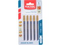 Plátky do přímočaré pily 5ks, 75x2,5mm, HCS