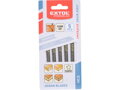 Plátky do přímočaré pily 5ks, 75x2,5mm, HCS