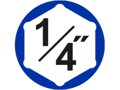 Sada magnetických úderových nádstavců 3ks, CrV