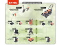 Sekačka s pojezdem aku 60V, 51cm, BRUSHLESS, bez baterie a nabíječky