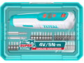 Šroubovák AKU mini, 4V, USB nabíjení, se sadou bitů