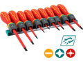 Šroubováky elektrikářské 1000V, VDE, sada 9ks, industrial
