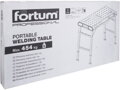 Stůl svařovací přenosný, 107x53cm, výška 70-93cm