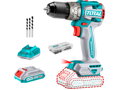 Vrtací šroubovák AKU s příklepem, brushless, 20V Li-ion (2x), industrial