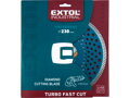 Kotouč diamantový řezný, turbo Fast Cut, suché i mokré řezání, O 230x22,2x2,8mm