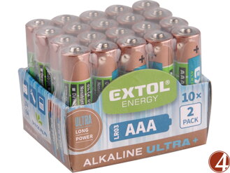 Baterie alkalické, 20ks, 1,5V AA (LR6)