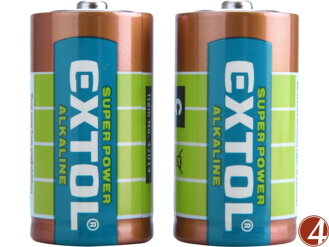 Baterie alkalické, 2ks, 1,5V C (LR14)