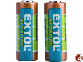 Baterie alkalické, 2ks, 12V (23A)