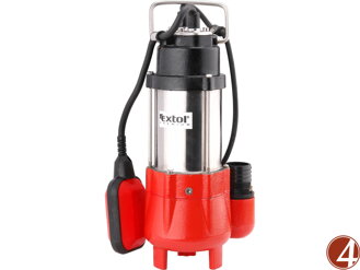 čerpadlo ponorné kalové, 250W, 9000l/hod=150l/min