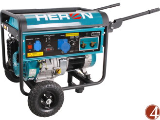 Elektrocentrála se svářečkou 220A, benzínová 14HP/5,5kW