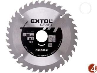 Kotouč pilový s SK plátky, O 185x2,4x30mm, 36T
