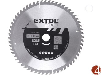 Kotouč pilový s SK plátky, O 300x3,0x30mm, 60T