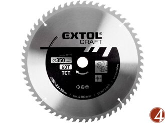 Kotouč pilový s SK plátky, O 350x3,2x30mm, 60T