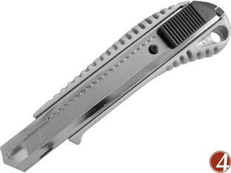 Nůž ulamovací celokovový s výztuhou, 18mm, Auto-lock