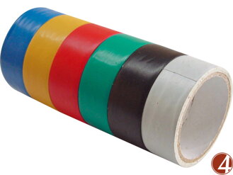 Pásky izolační PVC, sada 6ks, 19mm x 18m, (3m x 6ks)