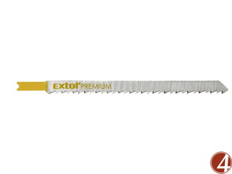 Plátky do přímočaré pily 5ks, 126x4,0mm, HCS