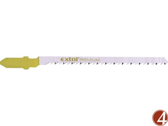Plátky do přímočaré pily 5ks, 75x2,5mm, HCS