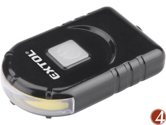 Světlo na čepici s klipem, 160lm, USB nabíjení