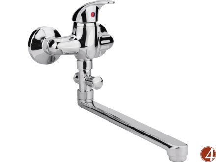 Baterie jádrová, 100mm, rovné ramínko 30cm, 35mm, chrom