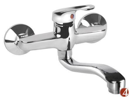 Baterie umyvadlová/dřezová, 150mm, ram. 20cm, 35mm, chrom