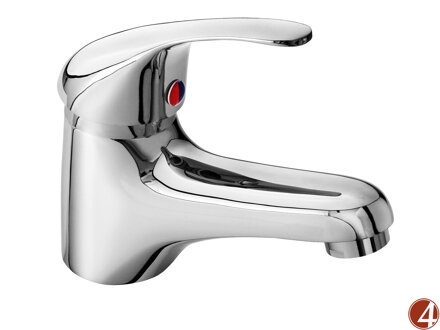 Baterie umyvadlová stojánková, ramínko 10cm, 35mm, chrom Baterie umyvadlová stojánková, ramínko 10cm, 35mm, chrom