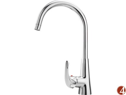 Baterie umyvadlová stojánková, horní ramínko, chrom Baterie umyvadlová stojánková, horní ramínko, chrom