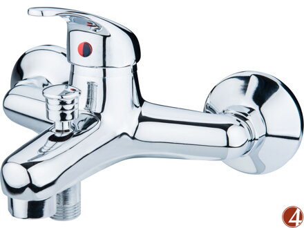 Baterie vanová, 150mm, ram. 9cm, 35mm, chrom Baterie vanová, 150mm, ram. 9cm, 35mm, chrom