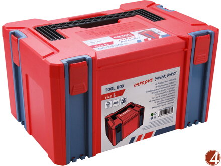 Box plastový, L velikost, vněj. rozměr 443x310x248mm