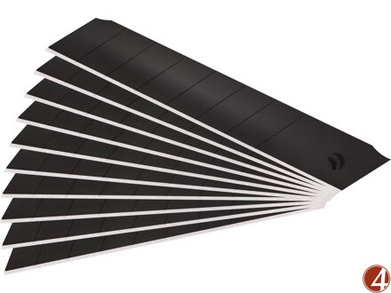 Břity ulamovací do nože 10ks, 18mm(tl.0,5mm/7s), SK2