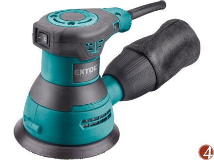 Bruska excentrická, jednoruční, 125mm, 350W