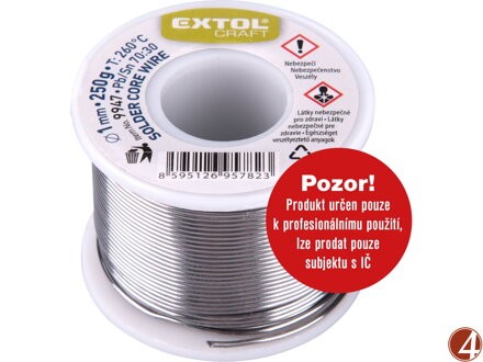 Drát pájecí Sn30/Pb70, O 1mm, 250g