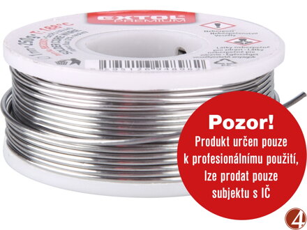 Drát pájecí trubičkový Sn60/Pb40, O 1mm, 100g