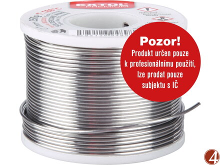 Drát pájecí trubičkový Sn60/Pb40, O 1mm, 250g