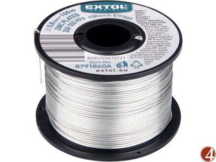 Drát vázací, ∅0,8mm, 100m