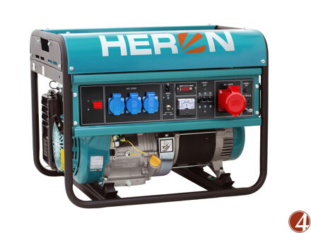 Elektrocentrála benzínová 15HP/6,8kW (400V) 5,5kW (230V)